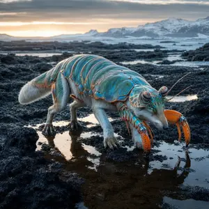 Arctic fox + Mantis shrimp
